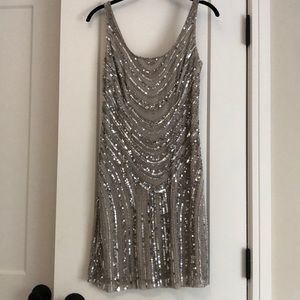 Adrianna Papell sequin dress